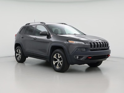 Gray 2017 Jeep Cherokee Trailhawk
