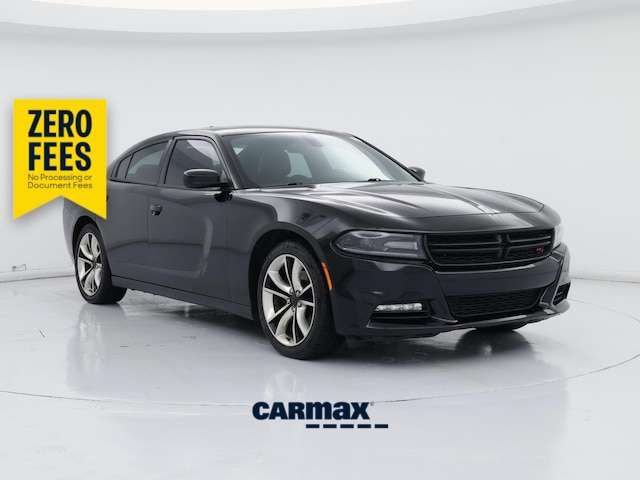 Black 2015 Dodge Charger Sedan Rear-Wheel Drive Automatic