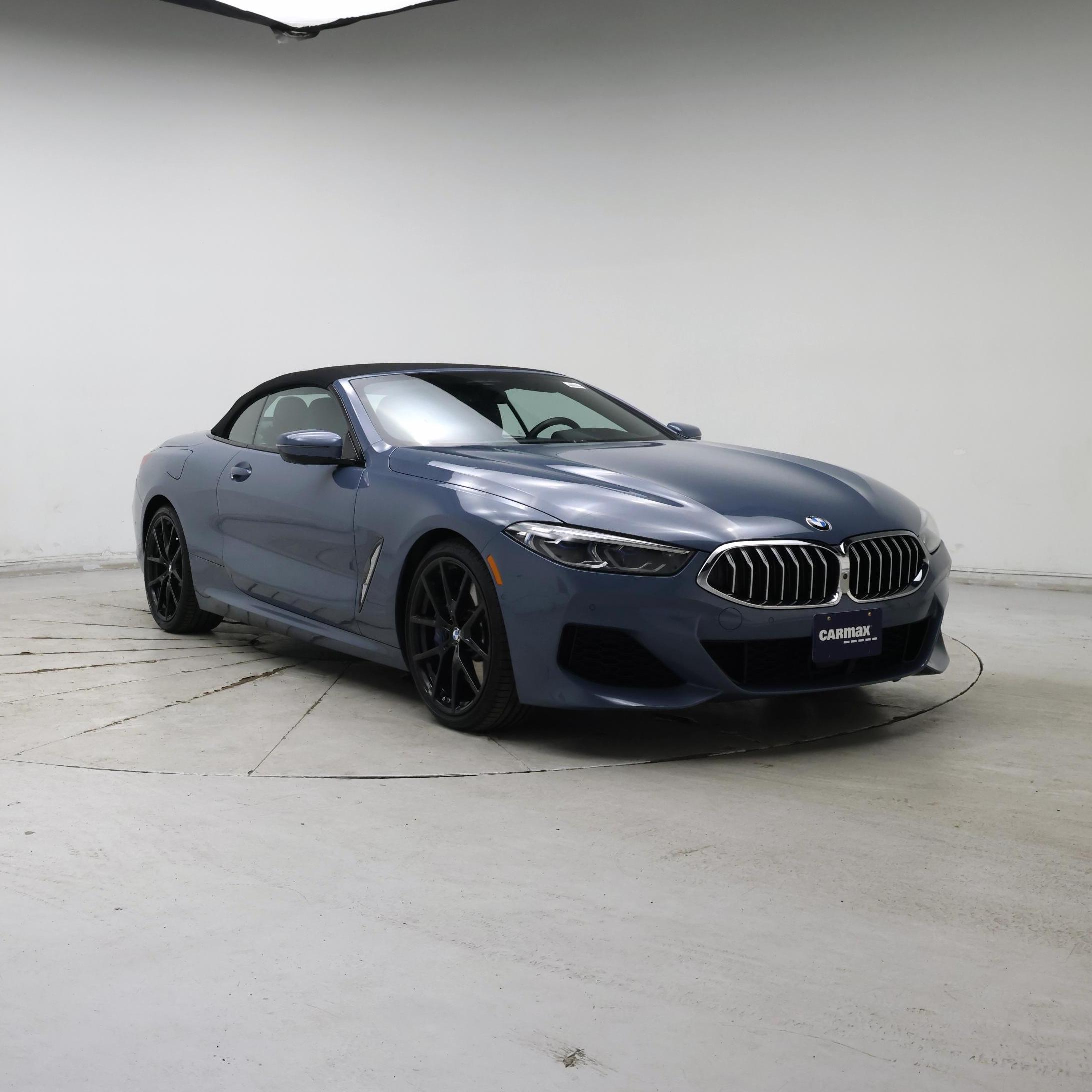 Blue 2022 BMW 8 Series Convertible All-Wheel Drive Automatic