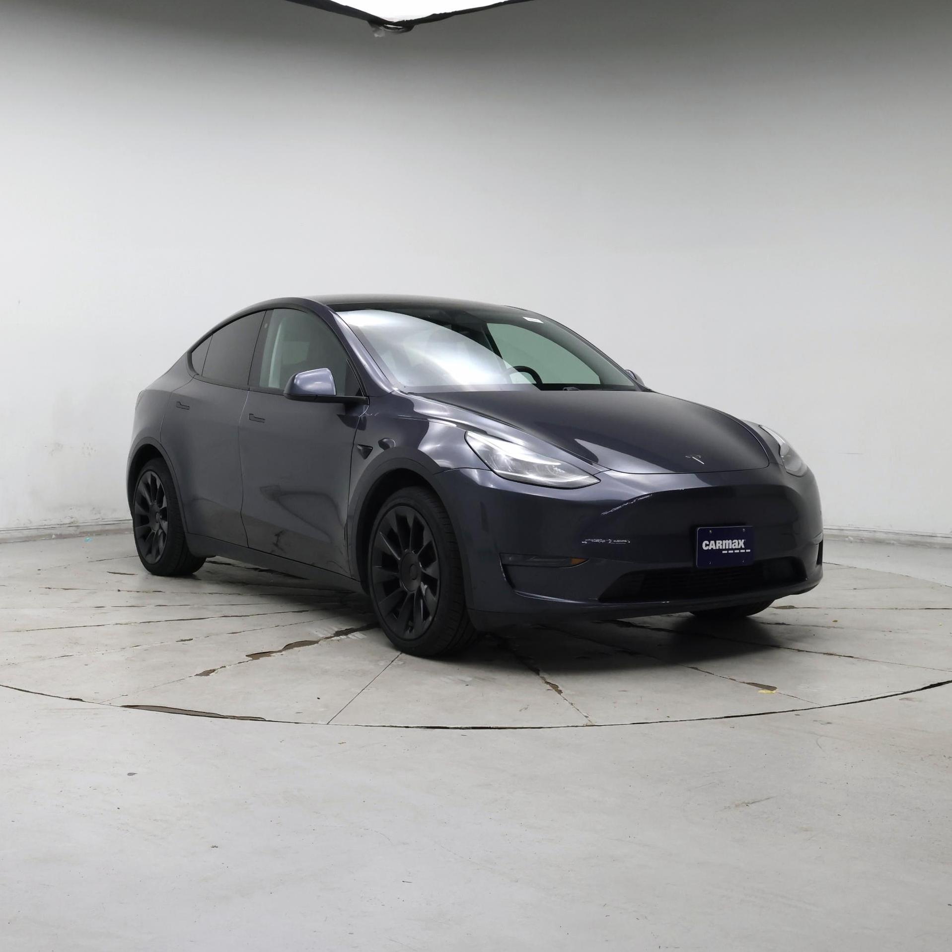 Gray 2020 Tesla Model Y Long Range AWD SUV / Crossover All-Wheel Drive Automatic