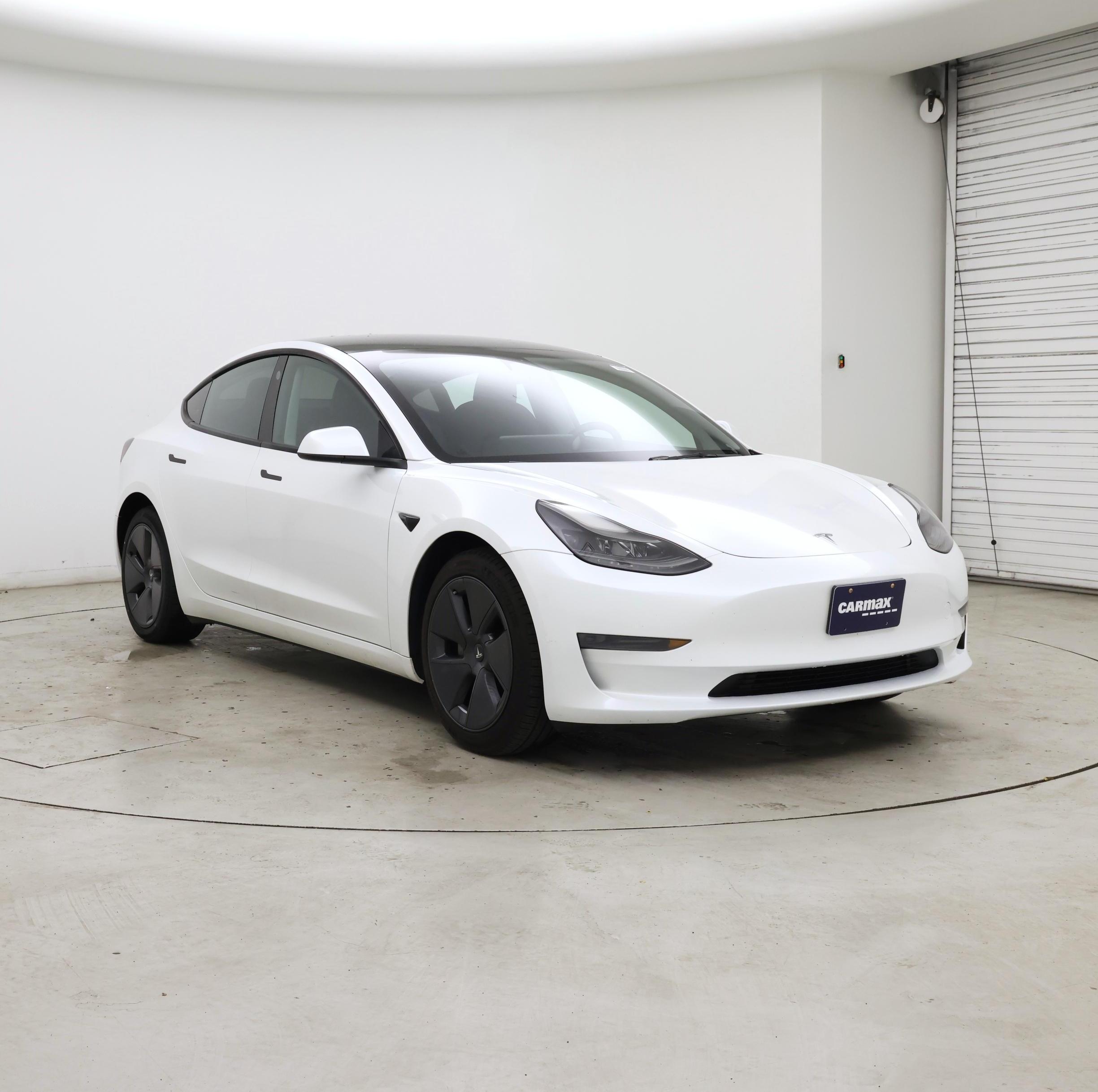 White 2023 Tesla Model 3 Sedan Rear-Wheel Drive Automatic