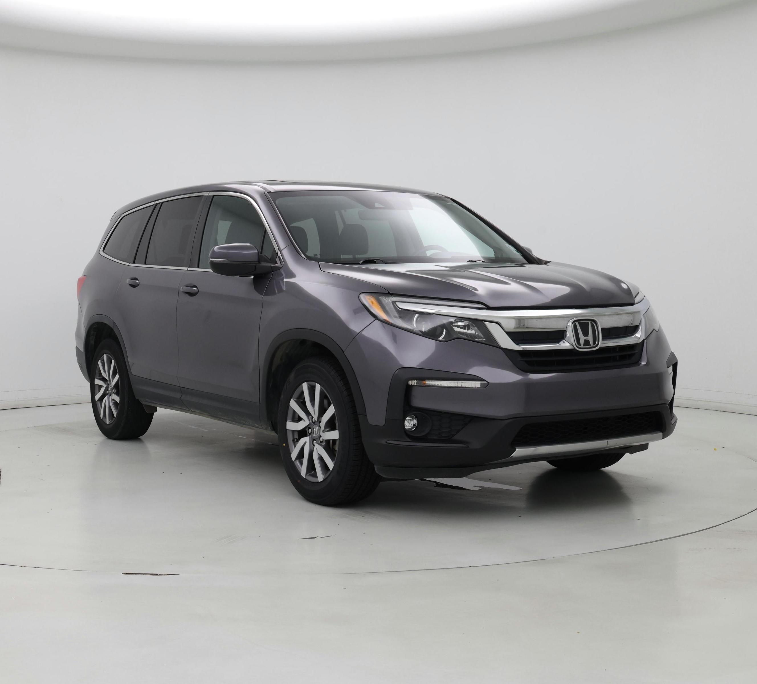 Gray 2022 Honda Pilot EX-L FWD SUV / Crossover Front-Wheel Drive Automatic