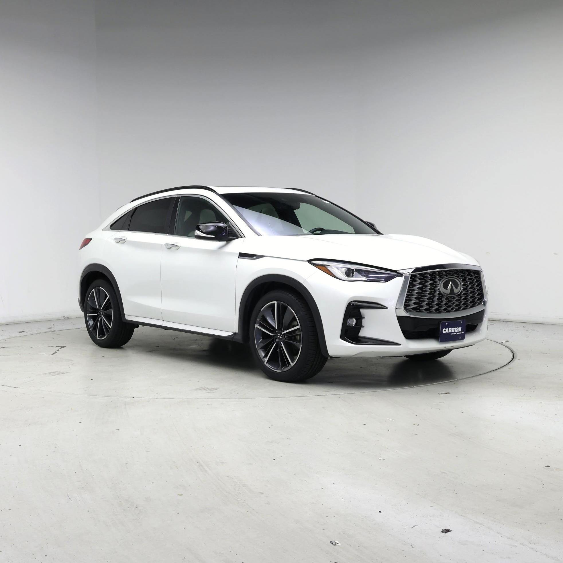 White 2024 INFINITI QX55 SUV / Crossover All-Wheel Drive Automatic