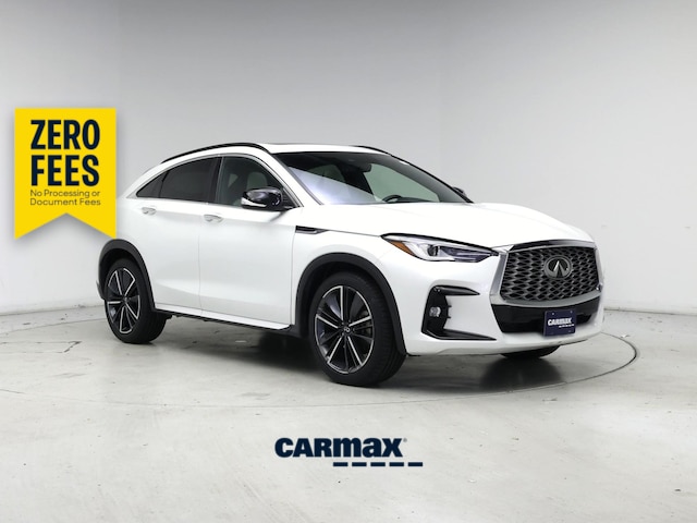 White 2024 INFINITI QX55 SUV / Crossover All-Wheel Drive Automatic