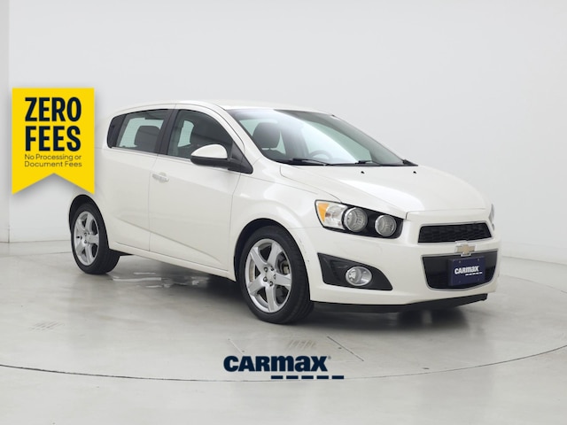 White 2015 Chevrolet Sonic Hatchback Front-Wheel Drive Automatic