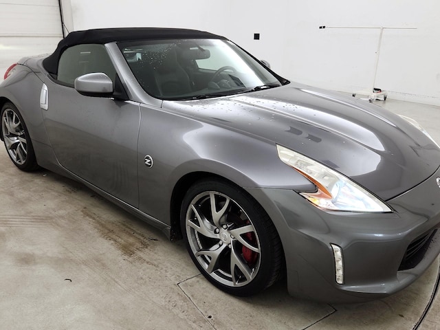 Silver 2015 Nissan 370Z Roadster Touring Sport Convertible Rear-Wheel Drive Automatic