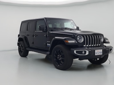 Black 2021 Jeep Wrangler 4XE PHEV Unlimited Sahara