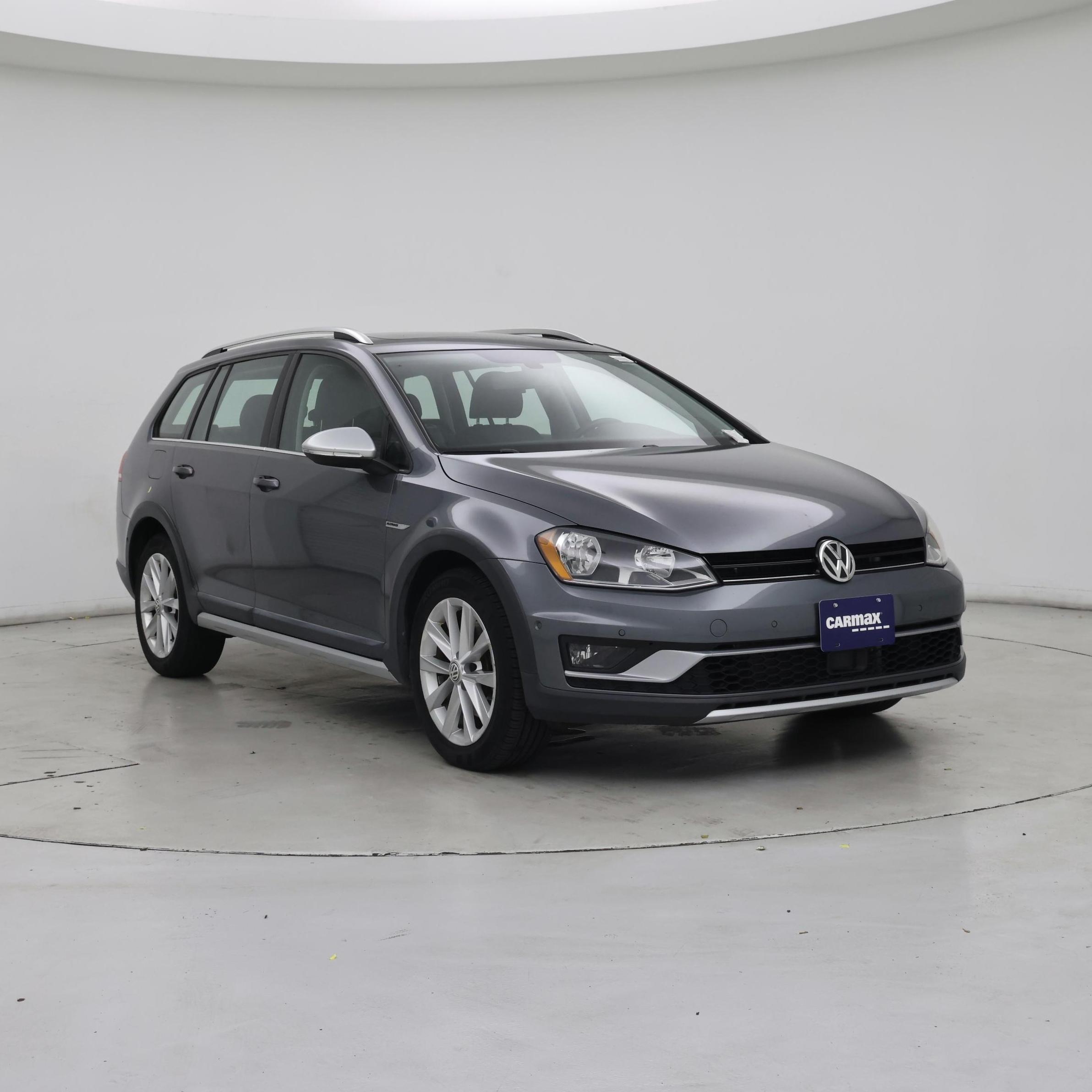 Gray 2017 Volkswagen Golf Alltrack Wagon All-Wheel Drive Automatic