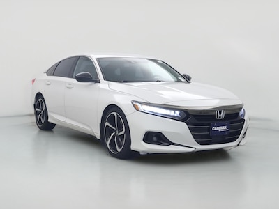 White 2021 Honda Accord Sport