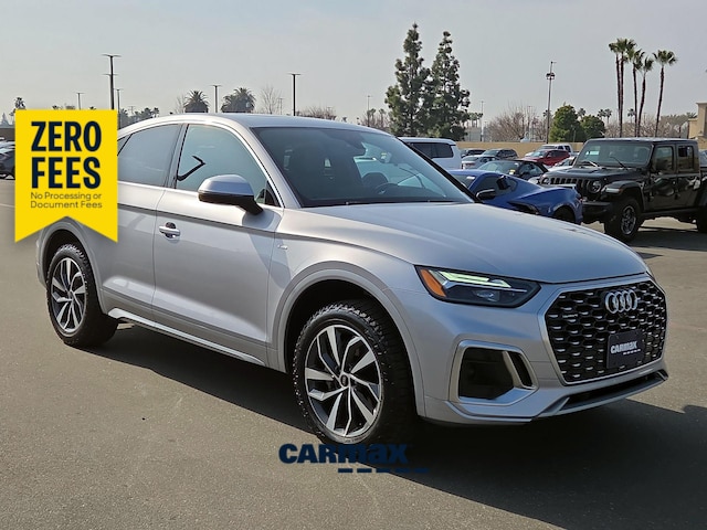 Silver 2022 Audi Q5 Sportback Sedan All-Wheel Drive Automatic