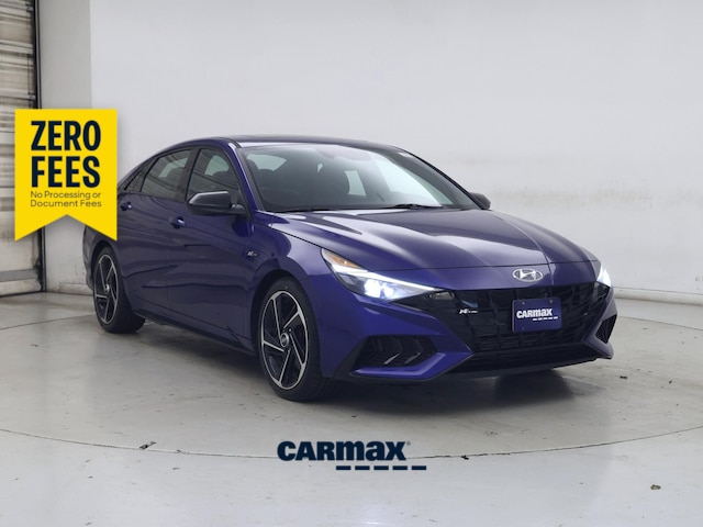 Blue 2021 Hyundai Elantra Sedan Front-Wheel Drive Manual