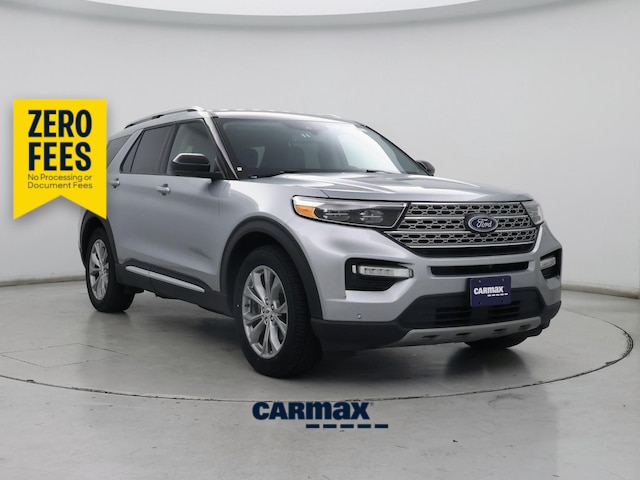 Silver 2023 Ford Explorer Limited RWD SUV / Crossover Rear-Wheel Drive Automatic