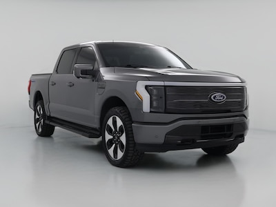 Gray 2023 Ford F150 Lightning Platinum