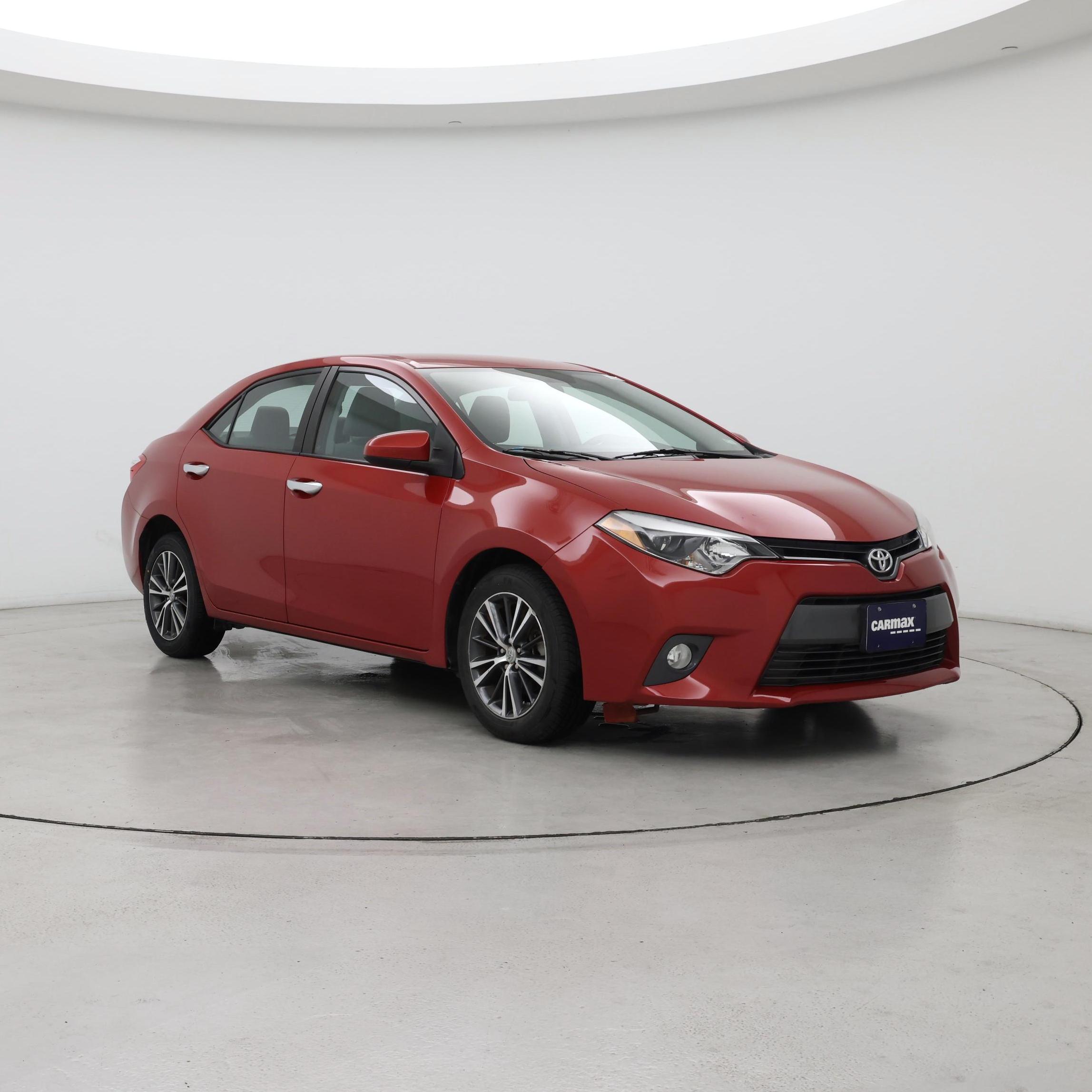 Red 2016 Toyota Corolla Sedan Front-Wheel Drive Automatic