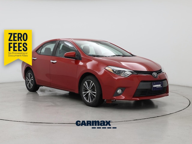 Red 2016 Toyota Corolla Sedan Front-Wheel Drive Automatic