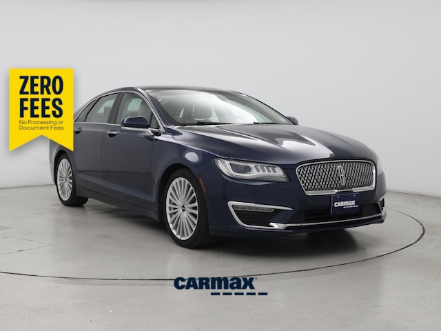 Blue 2017 Lincoln MKZ Hybrid Reserve FWD Sedan Front-Wheel Drive Automatic