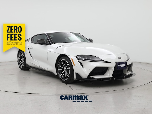 White 2021 Toyota Supra 2.0 RWD Coupe Rear-Wheel Drive Automatic