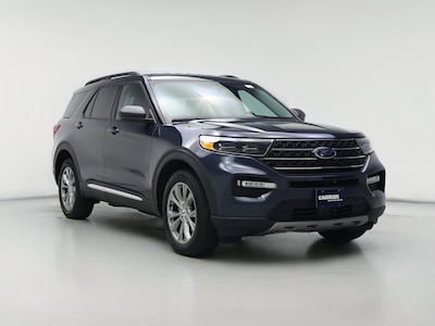 Blue 2022 Ford Explorer XLT