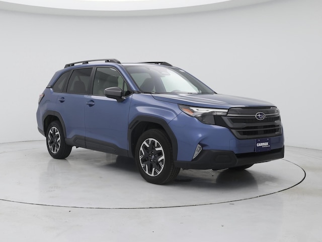 Blue 2025 Subaru Forester Premium Crossover AWD SUV / Crossover All-Wheel Drive Automatic