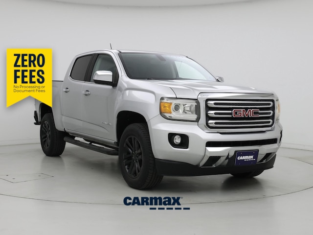 Silver 2017 GMC Canyon SLT Crew Cab Pickup Truck 4X2 Automatic