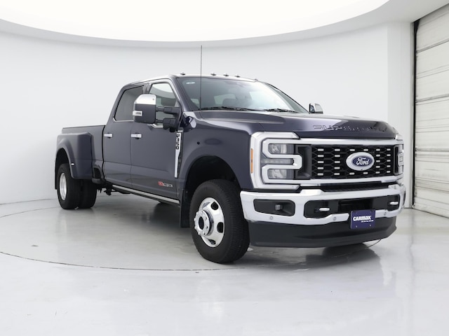 Blue 2024 Ford F-350 Super Duty King Ranch Crew Cab LB DRW 4WD Pickup Truck Four-Wheel Drive Automatic