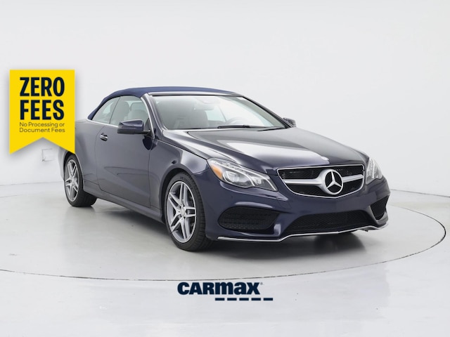 Blue 2017 Mercedes-Benz E-Class Convertible Rear-Wheel Drive Automatic