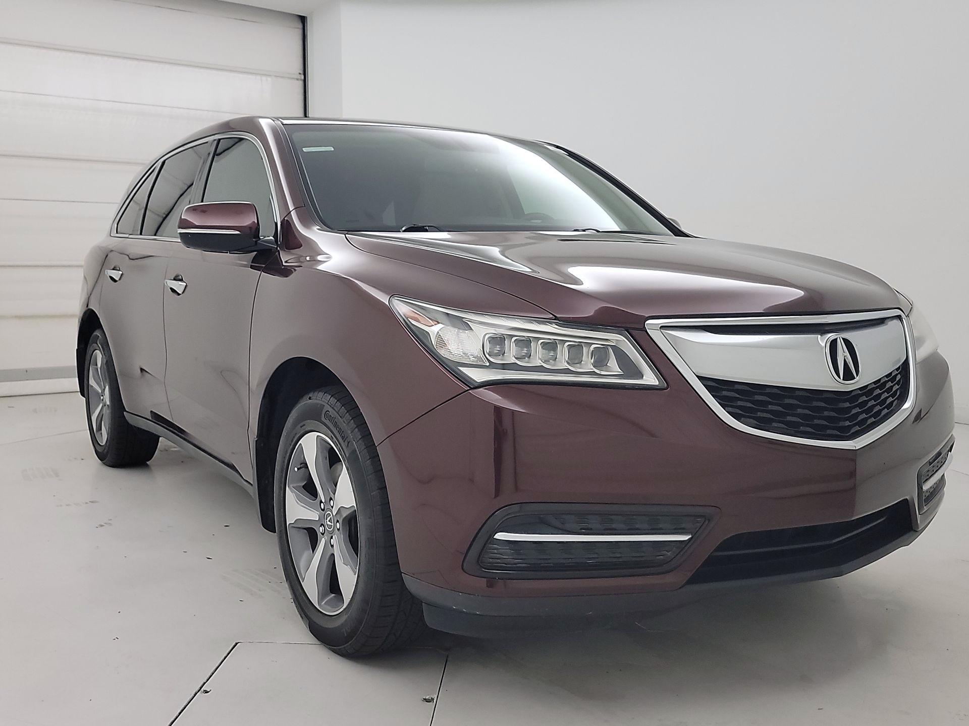 Red (Burgundy) 2014 Acura MDX SUV / Crossover All-Wheel Drive Automatic