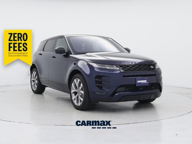Blue 2021 Land Rover Range Rover Evoque SUV / Crossover All-Wheel Drive Automatic