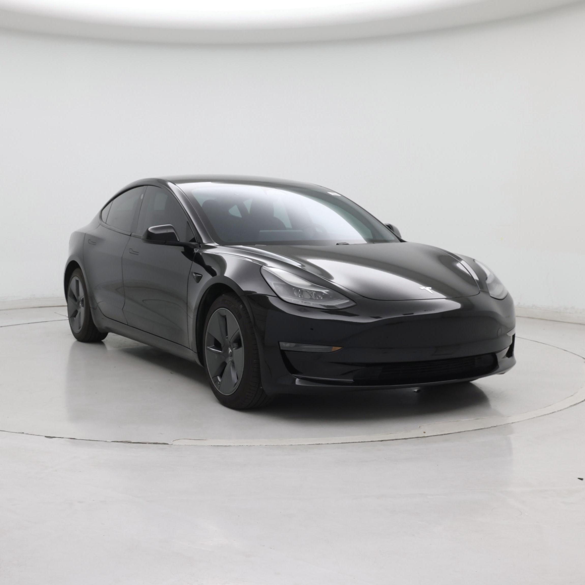 Black 2021 Tesla Model 3 Long Range AWD Sedan All-Wheel Drive Automatic