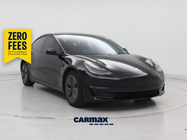 Black 2021 Tesla Model 3 Long Range AWD Sedan All-Wheel Drive Automatic
