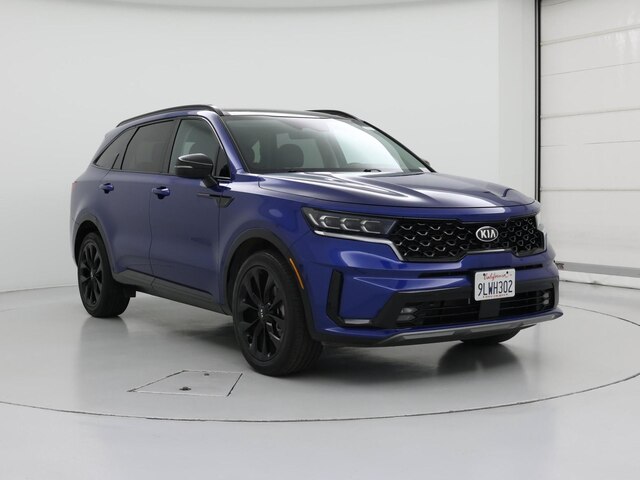 Blue 2021 Kia Sorento SX FWD SUV / Crossover Front-Wheel Drive Automatic