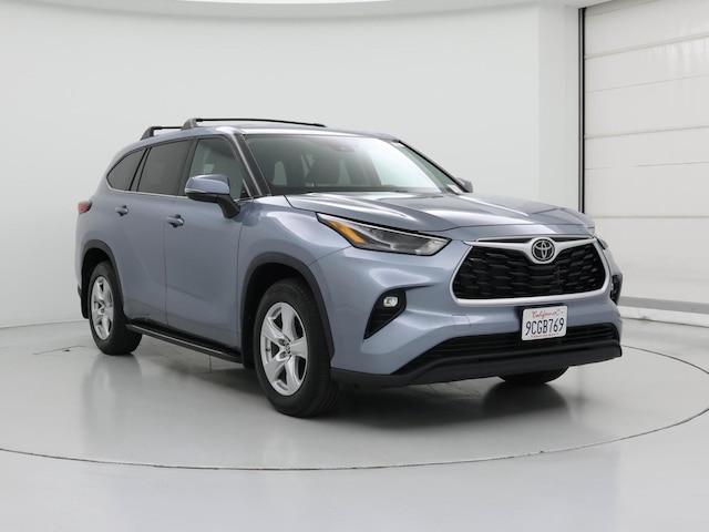 Blue 2022 Toyota Highlander LE AWD SUV / Crossover All-Wheel Drive Automatic