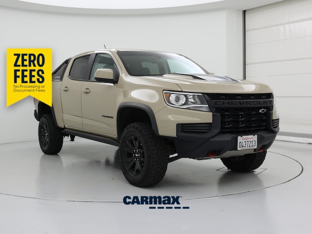 Brown (Tan) 2022 Chevrolet Colorado ZR2 Crew Cab 4WD Pickup Truck Four-Wheel Drive Automatic