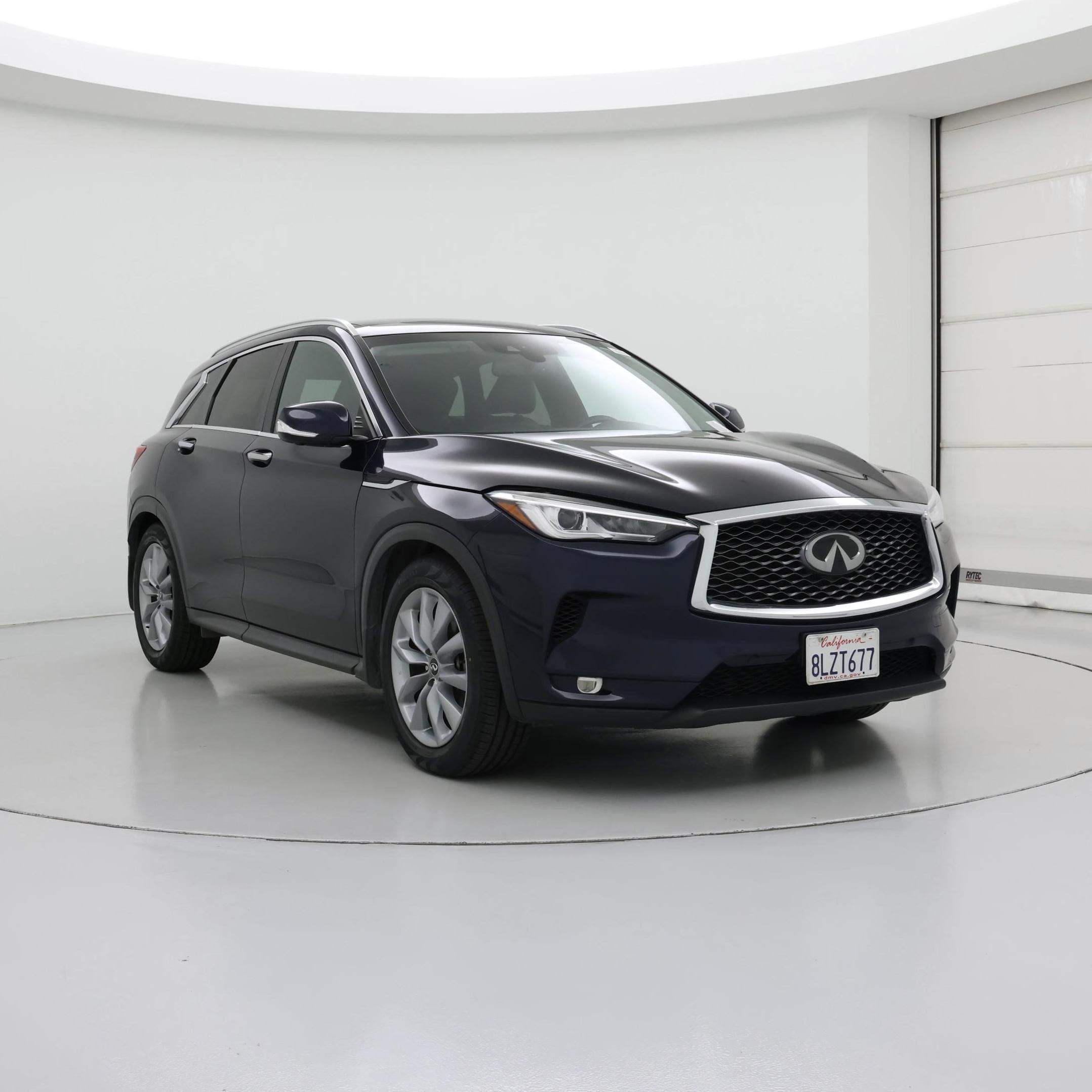 Blue 2019 INFINITI QX50 Essential AWD SUV / Crossover All-Wheel Drive Automatic