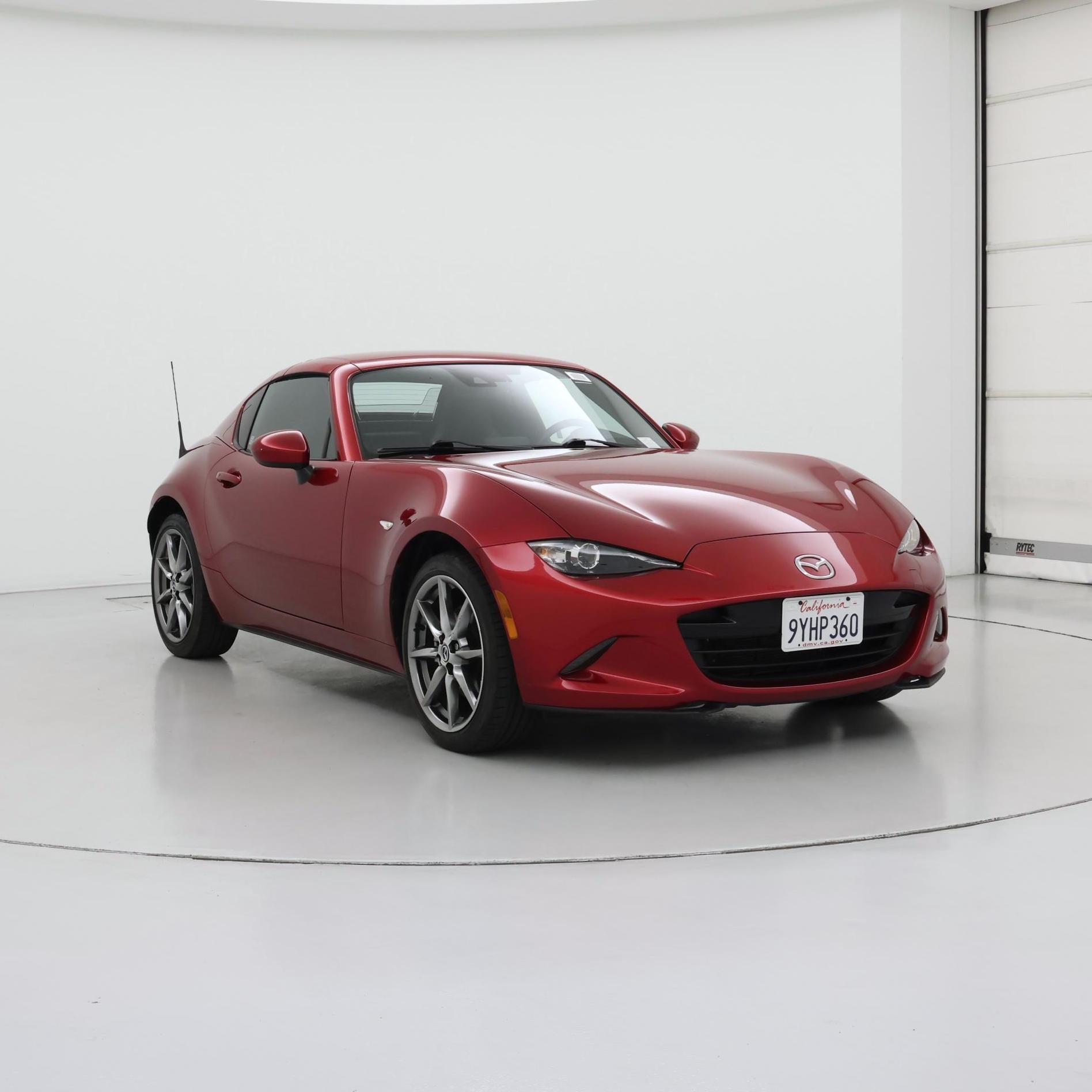 Red 2021 Mazda MX-5 Miata Convertible Rear-Wheel Drive Automatic