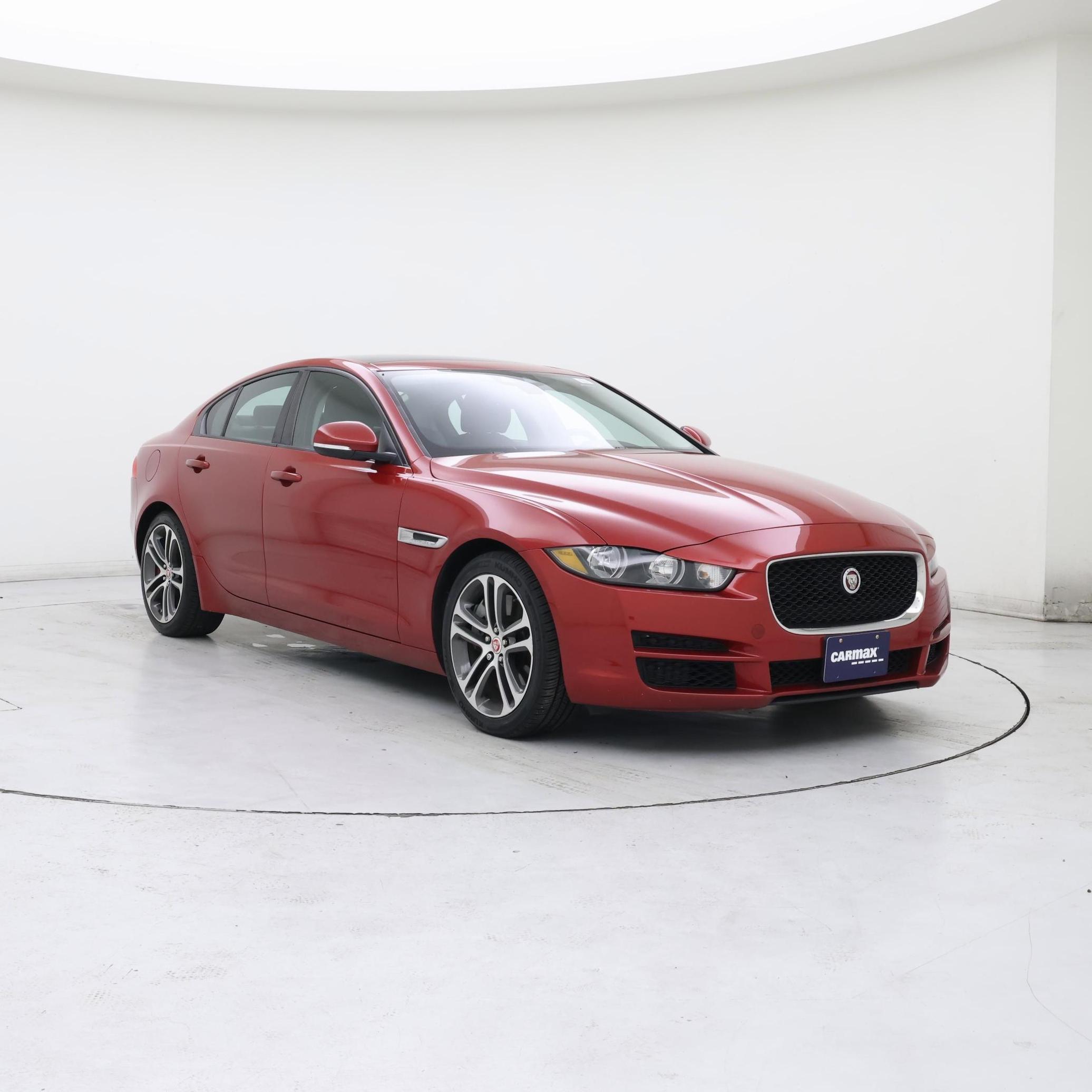 Red 2017 Jaguar XE Sedan Rear-Wheel Drive Automatic
