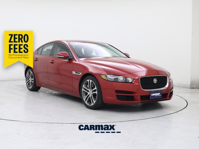 Red 2017 Jaguar XE Sedan Rear-Wheel Drive Automatic