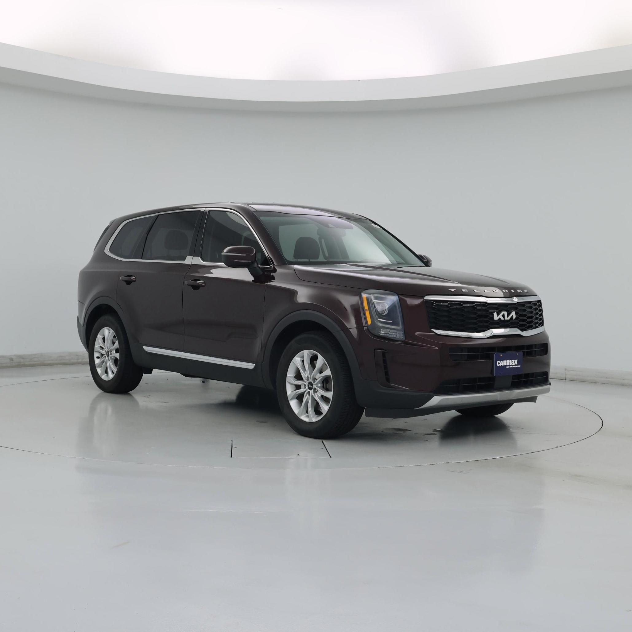 Red (Burgundy) 2022 Kia Telluride SUV / Crossover Front-Wheel Drive Automatic