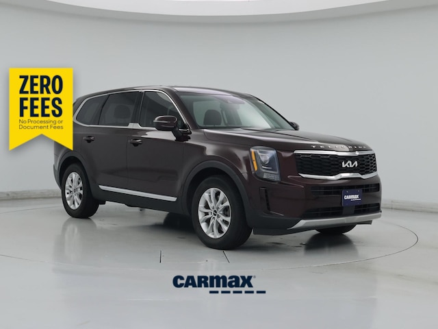 Red (Burgundy) 2022 Kia Telluride SUV / Crossover Front-Wheel Drive Automatic