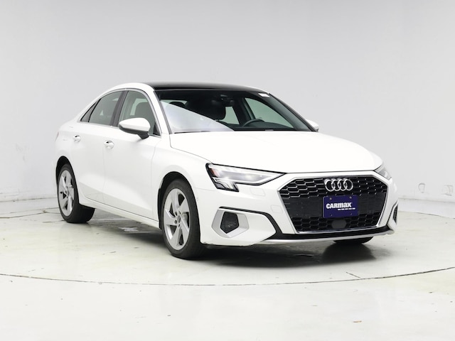 White 2023 Audi A3 40 TFSI Premium FWD Sedan Front-Wheel Drive Automatic