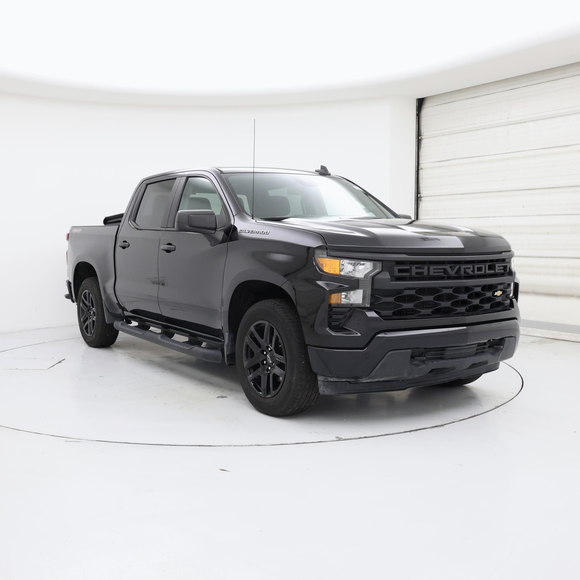 Black 2024 Chevrolet Silverado 1500 Pickup Truck Four-Wheel Drive Automatic