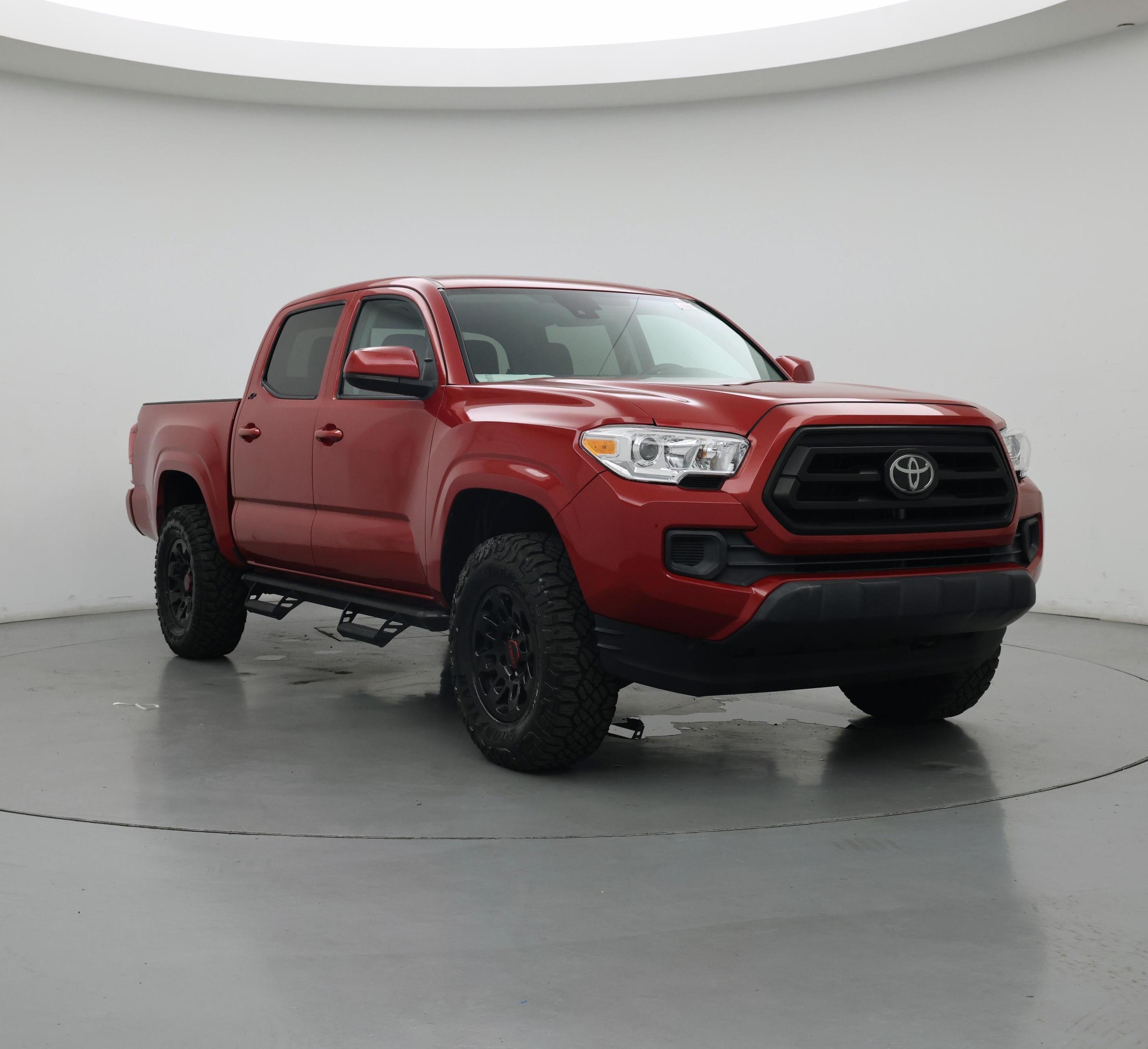 Red 2022 Toyota Tacoma Pickup Truck Four-Wheel Drive Automatic