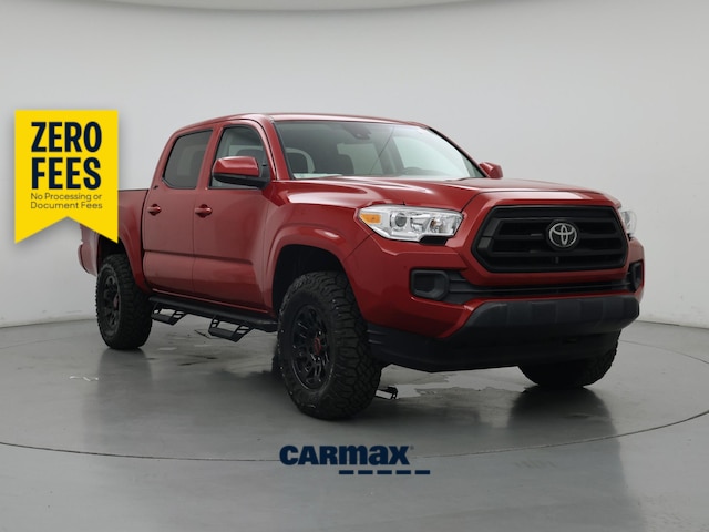 Red 2022 Toyota Tacoma Pickup Truck Four-Wheel Drive Automatic