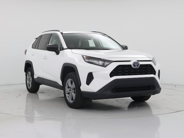 White 2022 Toyota RAV4 Hybrid LE AWD SUV / Crossover All-Wheel Drive Automatic
