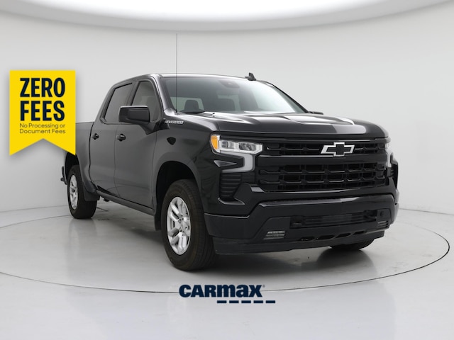 Black 2024 Chevrolet Silverado 1500 RST Crew Cab 4WD Pickup Truck Four-Wheel Drive Automatic