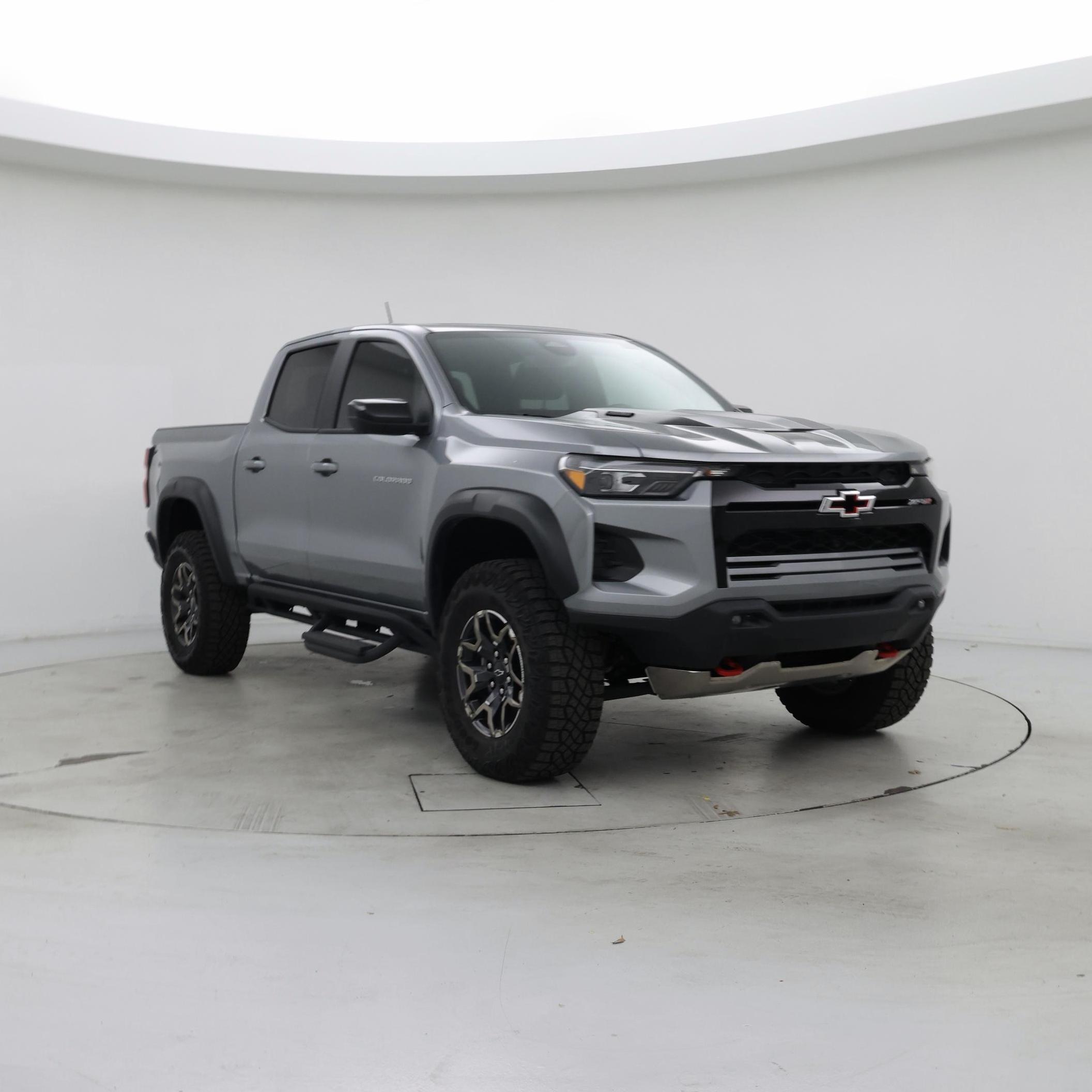 Gray 2025 Chevrolet Colorado ZR2 Crew Cab 4WD Pickup Truck Four-Wheel Drive Automatic