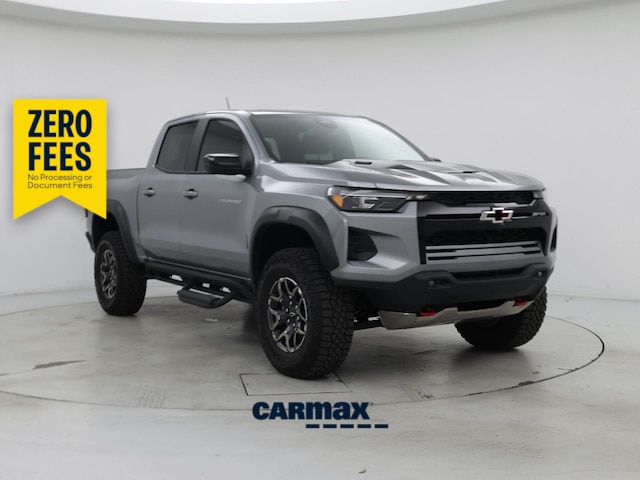 Gray 2025 Chevrolet Colorado ZR2 Crew Cab 4WD Pickup Truck Four-Wheel Drive Automatic