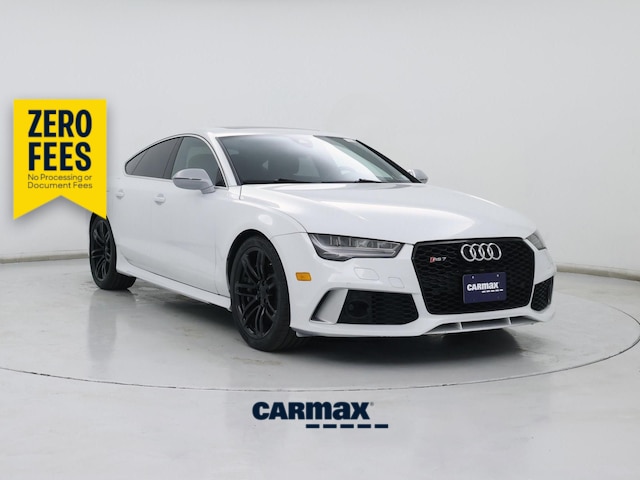 White 2017 Audi RS 7 Sedan All-Wheel Drive Automatic