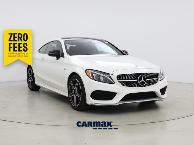 White 2018 Mercedes-Benz C-Class AMG C 43 Coupe 4MATIC Coupe All-Wheel Drive Automatic