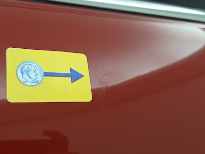 Rear Panel Passenger Side Cosmetic Imperfection